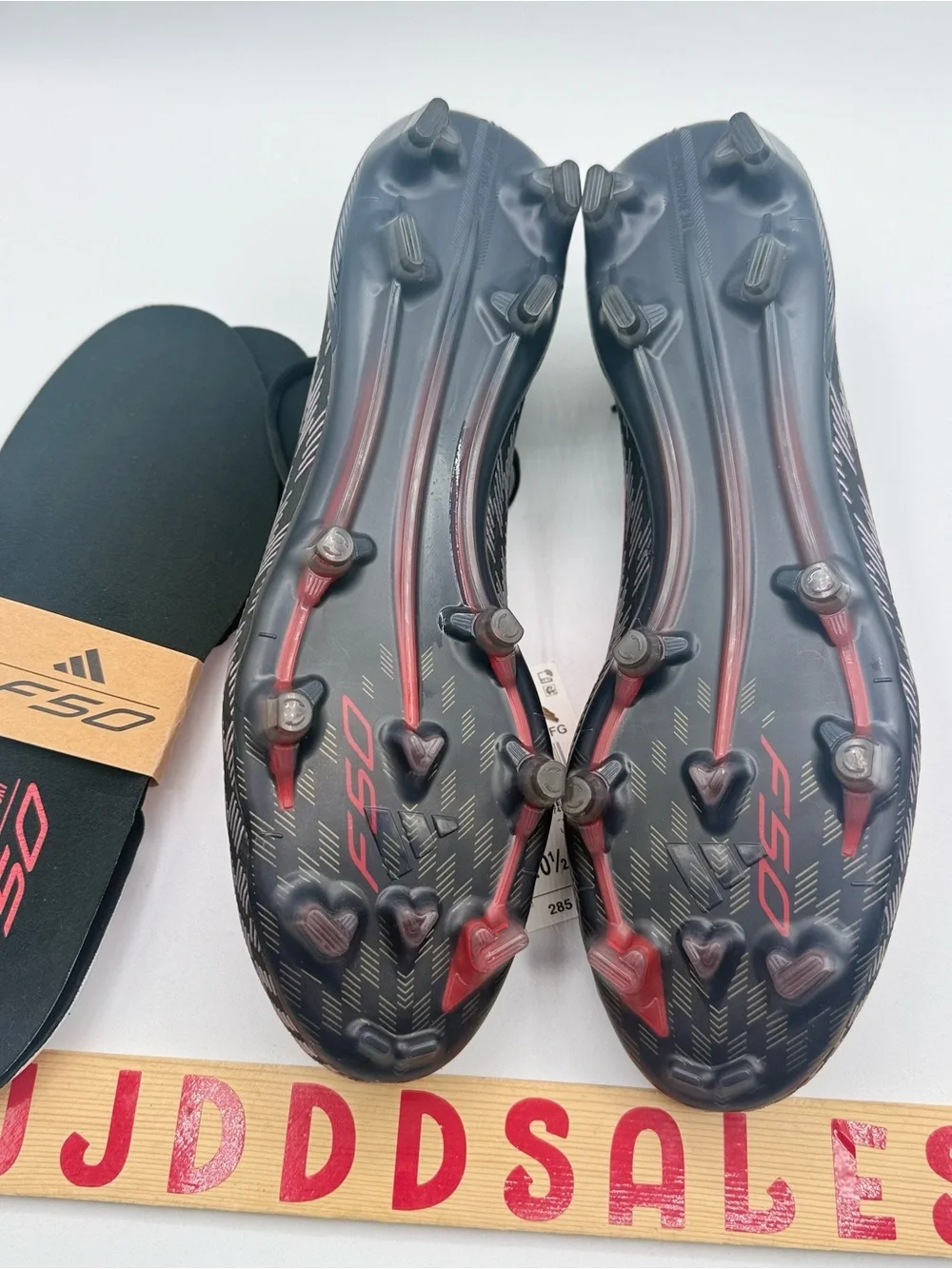 Adidas F50 Elite FG Immortal DNA Pack Soccer Black Red JS4157 Men's Sz 10.5 NWT